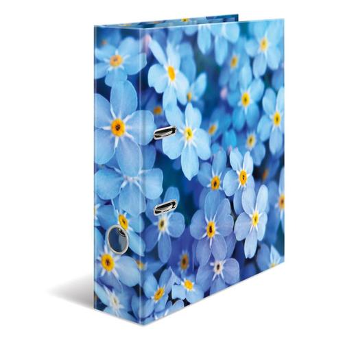 Herma Classeur ¿ Levier A4 Dos De 70mm Motifs Fleurs Blue Flowers