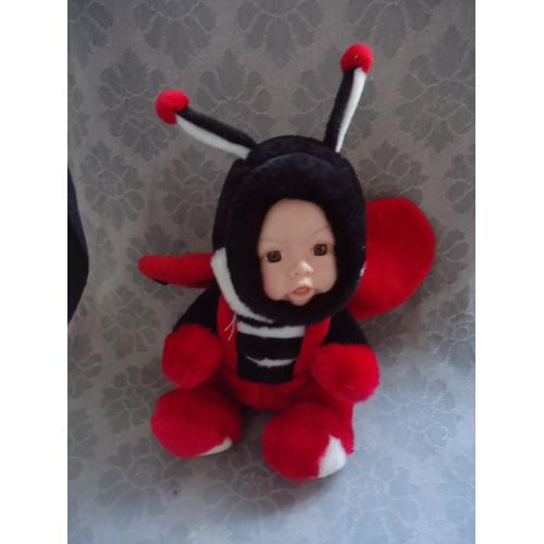 Bebe Coccinelle En Peluche Petit Assis 26 Cm Lgri Rakuten