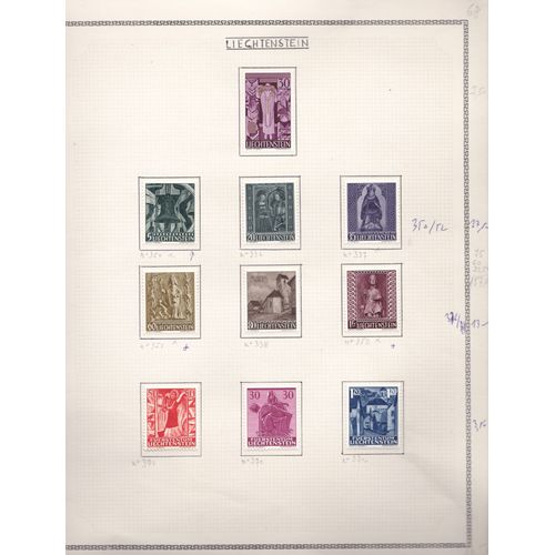 Lot De 3 Series Complete Du Liechtenstein Neus * N°S 350/352 + 370/372 + 336/338 + 342