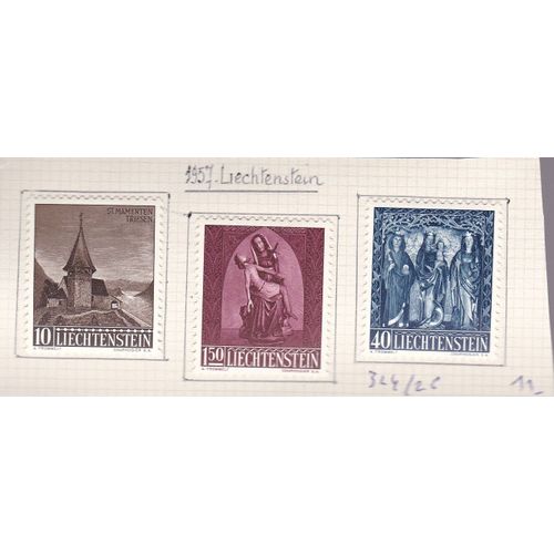 Serie Complete Neuve * Du Liechtenstein N°S 324/326