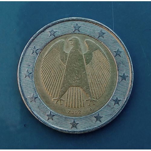 Valeur Piece De 2 Euros Allemagne 2002 Pièce De 2 Euro 2002 D Allemagne, Très Rares # 0117-eu. | Rakuten