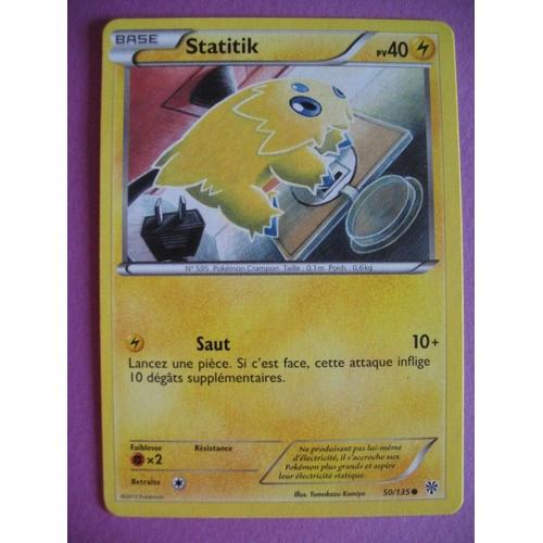 Carte Pokemon - Statitik - 50/135 - Tempête Plasma - 2013 - Sc2