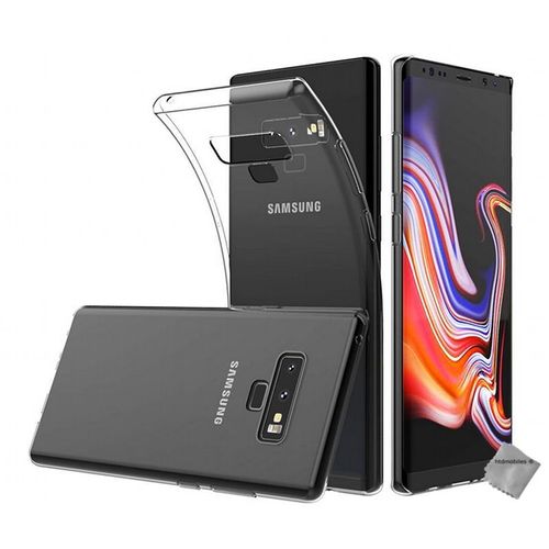 Housse Etui Coque Silicone Gel Fine Samsung Galaxy Note 9 + Verre Trempe Transparent Tpu