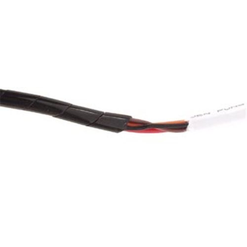 Gaine Cache-Fils Spiralee 10M / Ø6Mm (Noir)