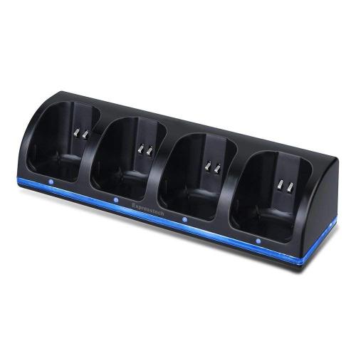 STATION CHARGEUR 4 Port MP power - Noir - Charge Support de Charge