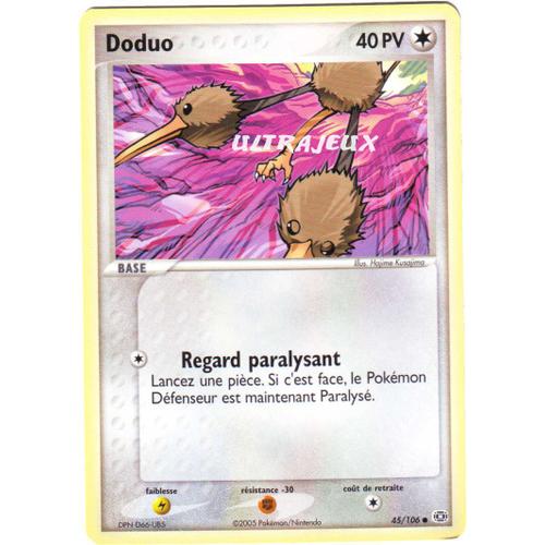 Pokémon - 45/106 - Ex - Emeraude - Doduo - Commune