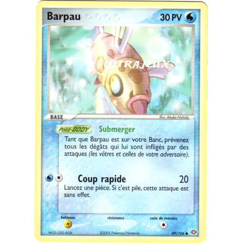 Pokémon - 49/106 - Barpau - Ex - Emeraude - Commune