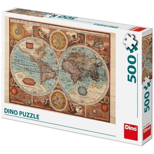 Puzzle 500 Pièces Carte Du Monde, 1626