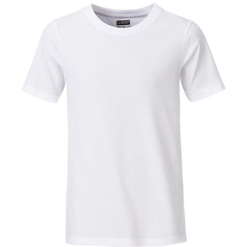 T-Shirt Enfant Gar?On Manches Courtes Bio - 8008b - Blanc