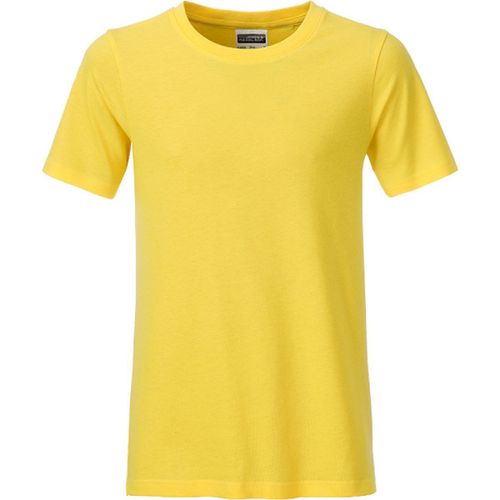 T-Shirt Enfant Gar?On Manches Courtes Bio - 8008b - Jaune