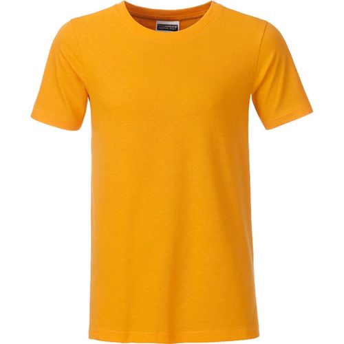 T-Shirt Enfant Gar?On Manches Courtes Bio - 8008b - Jaune D'or