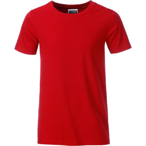 T-Shirt Enfant Gar?On Manches Courtes Bio - 8008b - Rouge