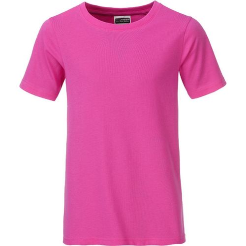 T-Shirt Enfant Gar?On Manches Courtes Bio - 8008b - Rose