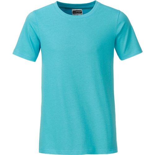 T-Shirt Enfant Gar?On Manches Courtes Bio - 8008b - Bleu Pacifique
