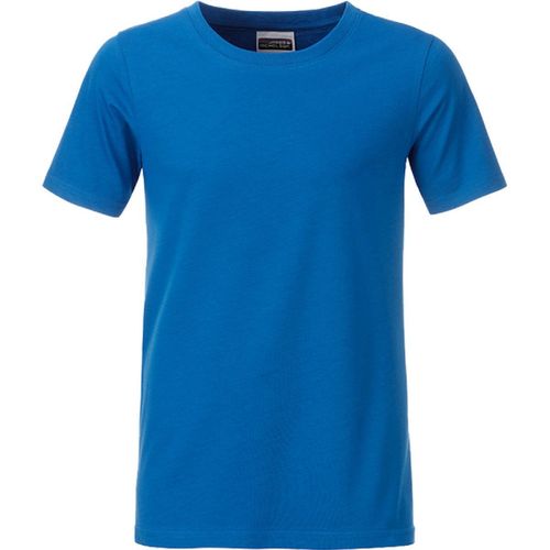 T-Shirt Enfant Gar?On Manches Courtes Bio - 8008b - Bleu Cobalt