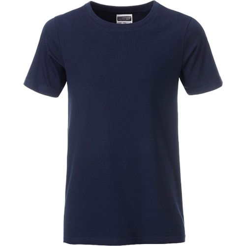 T-Shirt Enfant Gar?On Manches Courtes Bio - 8008b - Bleu Marine