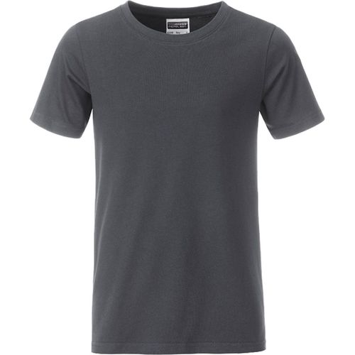 T-Shirt Enfant Gar?On Manches Courtes Bio - 8008b - Gris Graphite