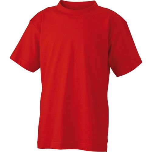 T-Shirt Enfant Manches Courtes Jn019 - Rouge Tomate