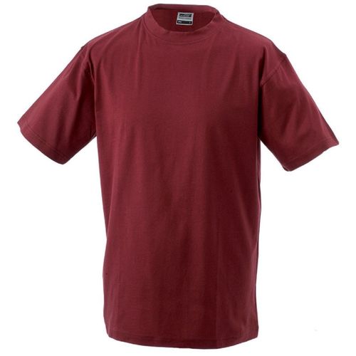 T-Shirt Enfant Manches Courtes Jn019 - Rouge Bordeaux