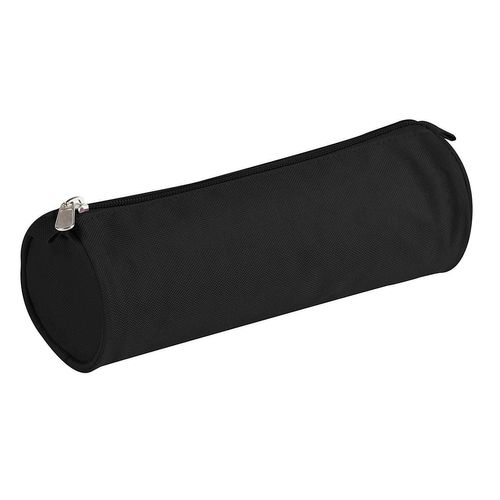 Clairefontaine Trousse Ronde 7 X 22 Cm Textile Uni Noir