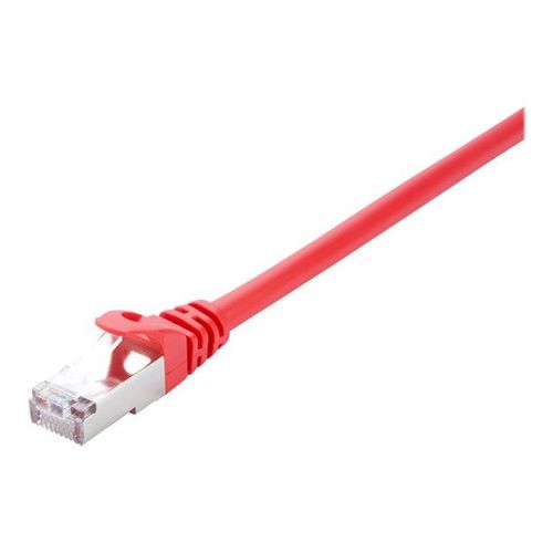 V7 - Cordon de raccordement - RJ-45 (M) pour RJ-45 (M) - 10 m - STP - CAT 6 - moulé, sans crochet - rouge