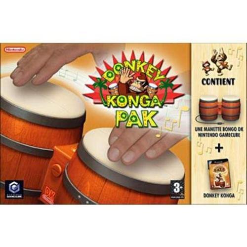 Nintendo - Donkey Konga Bongo Pak - Console De Jeux - Noir - Donkey Konga - Avec Dk Bongos