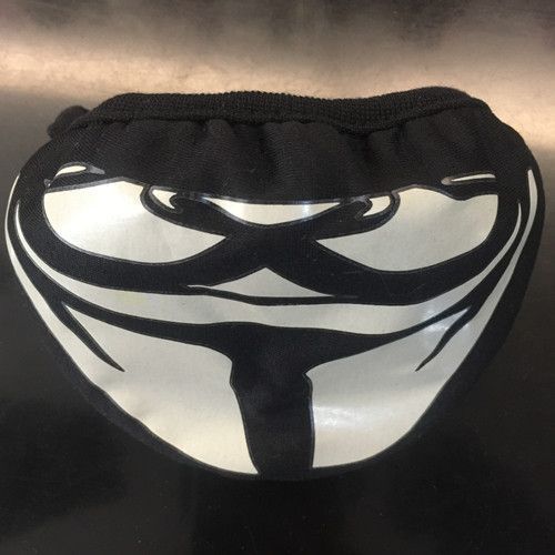 Cache Bouche V Vendetta Ours Masque Zip Bouche Nez Visage Anti Poussière Protection Rock Punk Grunge