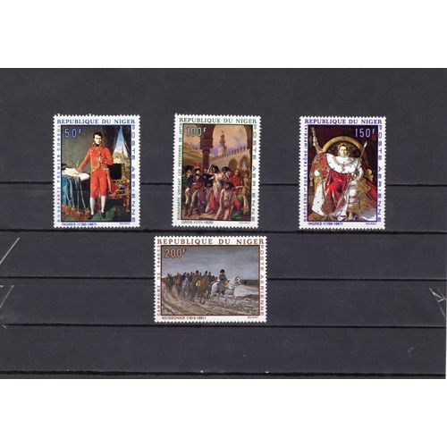 Timbres De Poste Aérienne Du Niger (Bicentenaire De La Naissance De Napoléon 1er)