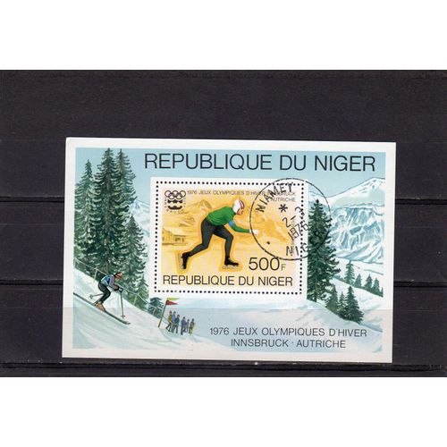 Bloc-Feuillet Du Niger (Jeux Olympiques DHiver À Innsbruck)