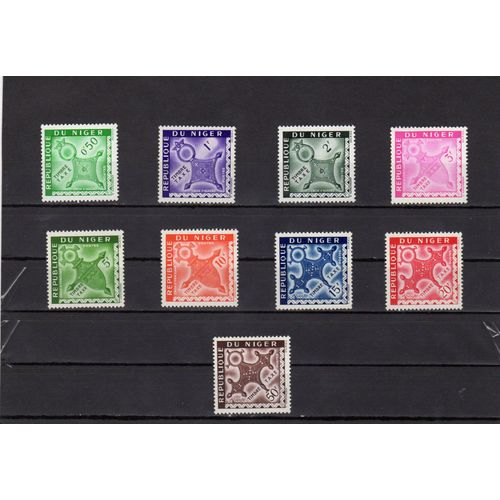 Timbres-Taxe Du Niger (Croix Subsahariennes)