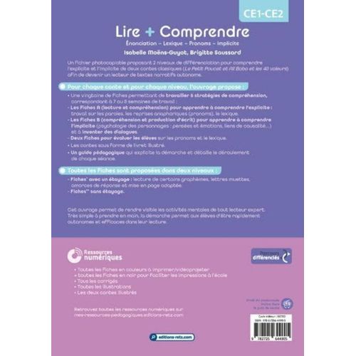 Lire + Comprendre Ce1-Ce2 - Le Petit Poucet - Ali Baba