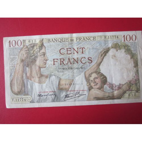 100 Francs Sully 1940