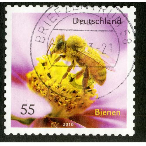 Timbre Oblitéré Deutschland, Bienen, 2010, 55