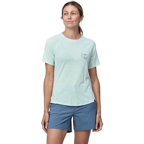 Cap Cool Trail Graphic Shirt - T-Shirt Femme Forge Mark Crest: Wispy Green Xs - Xs