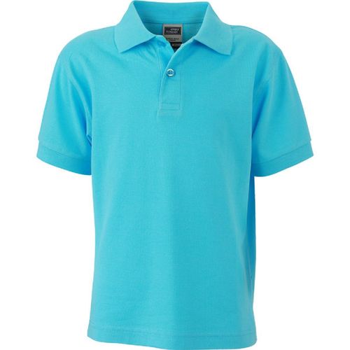 Polo Enfant Manches Courtes Jn070k - Bleu Pacifique