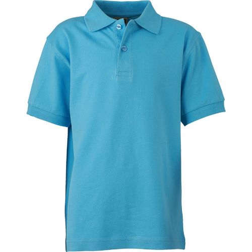 Polo Enfant Manches Courtes Jn070k - Bleu Ciel