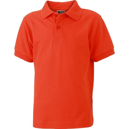Polo Enfant Manches Courtes Jn070k - Rouge Grenadine