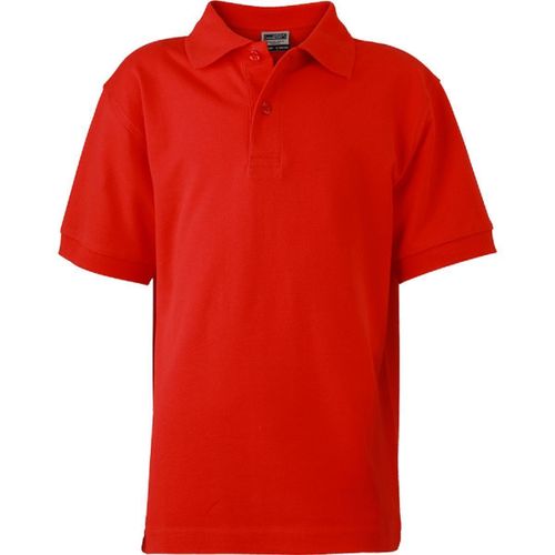 Polo Enfant Manches Courtes Jn070k - Rouge Tomate
