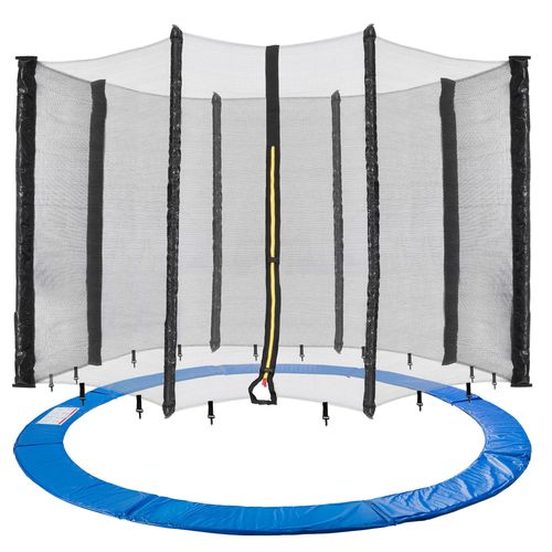 Arebos Toile De Trampoline Et Filet | Filet De Sécurité Pour Trampolines | 244, 305, 366, 396, 430, 460 Et 490 Cm | Pour 6 Et 8 Poteaux De Filet | (305 Cm, Filet Pour 8 Poteaux)