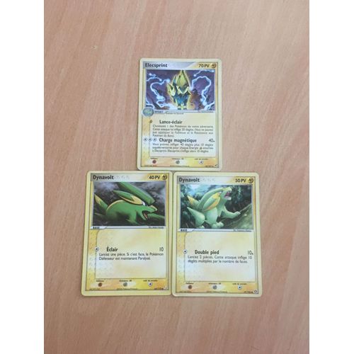 2x Dynavolt + Elecsprint (Pokemon)