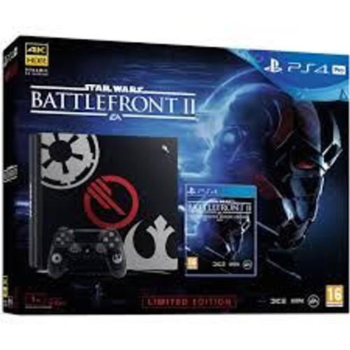Sony Playstation 4 Pro Limited Edition Star Wars Battlefront Ll Bundle 1 To