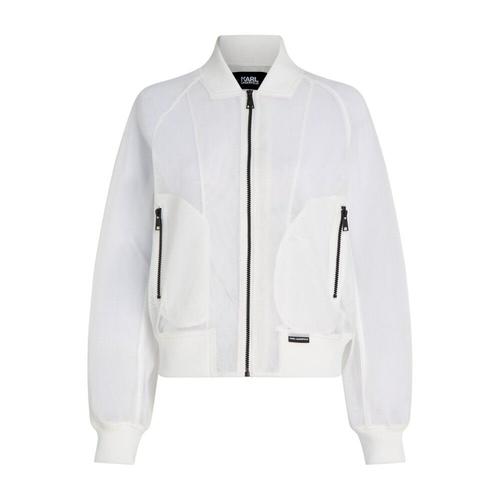 Karl Lagerfeld - Jackets > Bomber Jackets - White