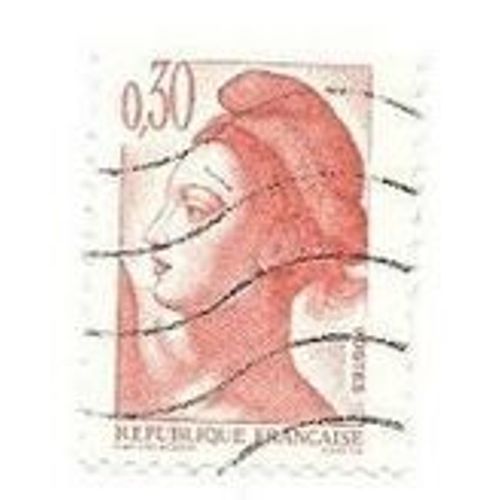 Timbre Oblitéré N°2182 Y&t 0,30 F Orange Liberté De Delacroix