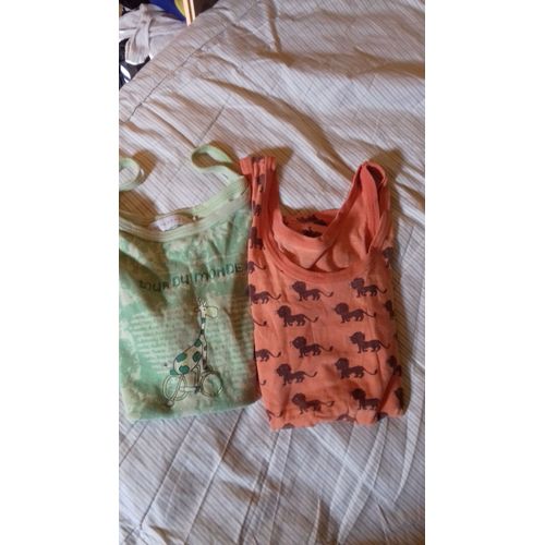 Lot De Deux D2bardeur Fille Motifs Jungle Taille 1