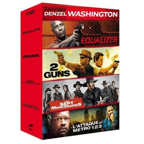 Coffret Denzel Washington - Equalizer + 2 Guns + Les Sept Mercenaires + L'attaque Du Métro 123 - Pack