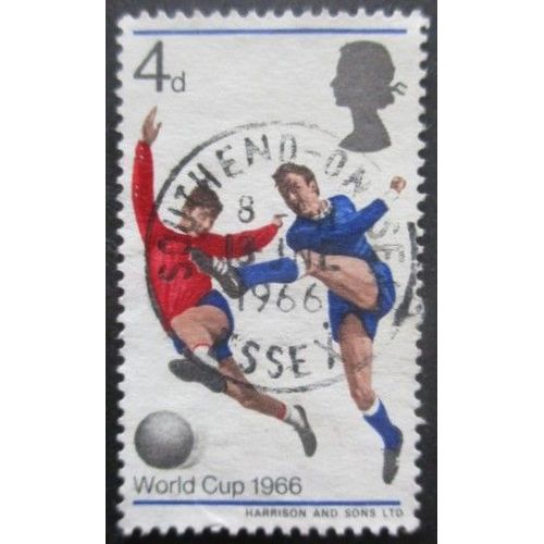 Royaume-Uni N°441 Coupe Du Monde De Football 1966 Oblitéré
