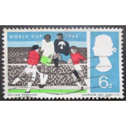 Royaume-Uni N°442 Coupe Du Monde De Football 1966 Oblitéré