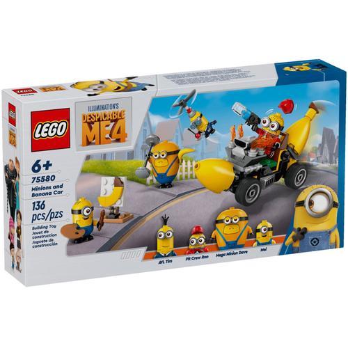 Lego Moi, Moche Et Méchant - Les Minions Et La Voiture-Banane - 75580