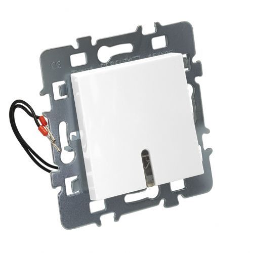 casual mécanisme Va-et-vient avec voyant + cache blanc + support métal DEBFLEX