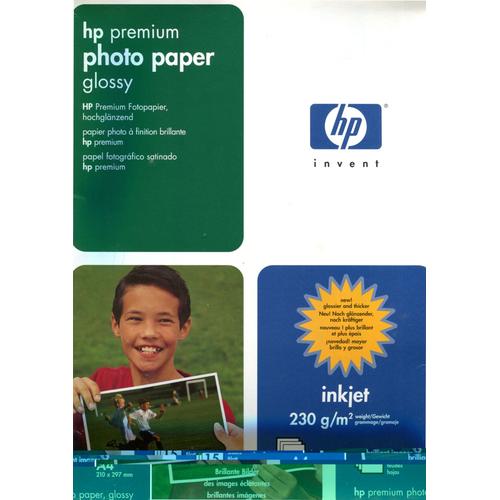 HP PREMIUM PHOTO PAPER GLOSSY A4 INKJET 230g/m² 15 FEUILLES